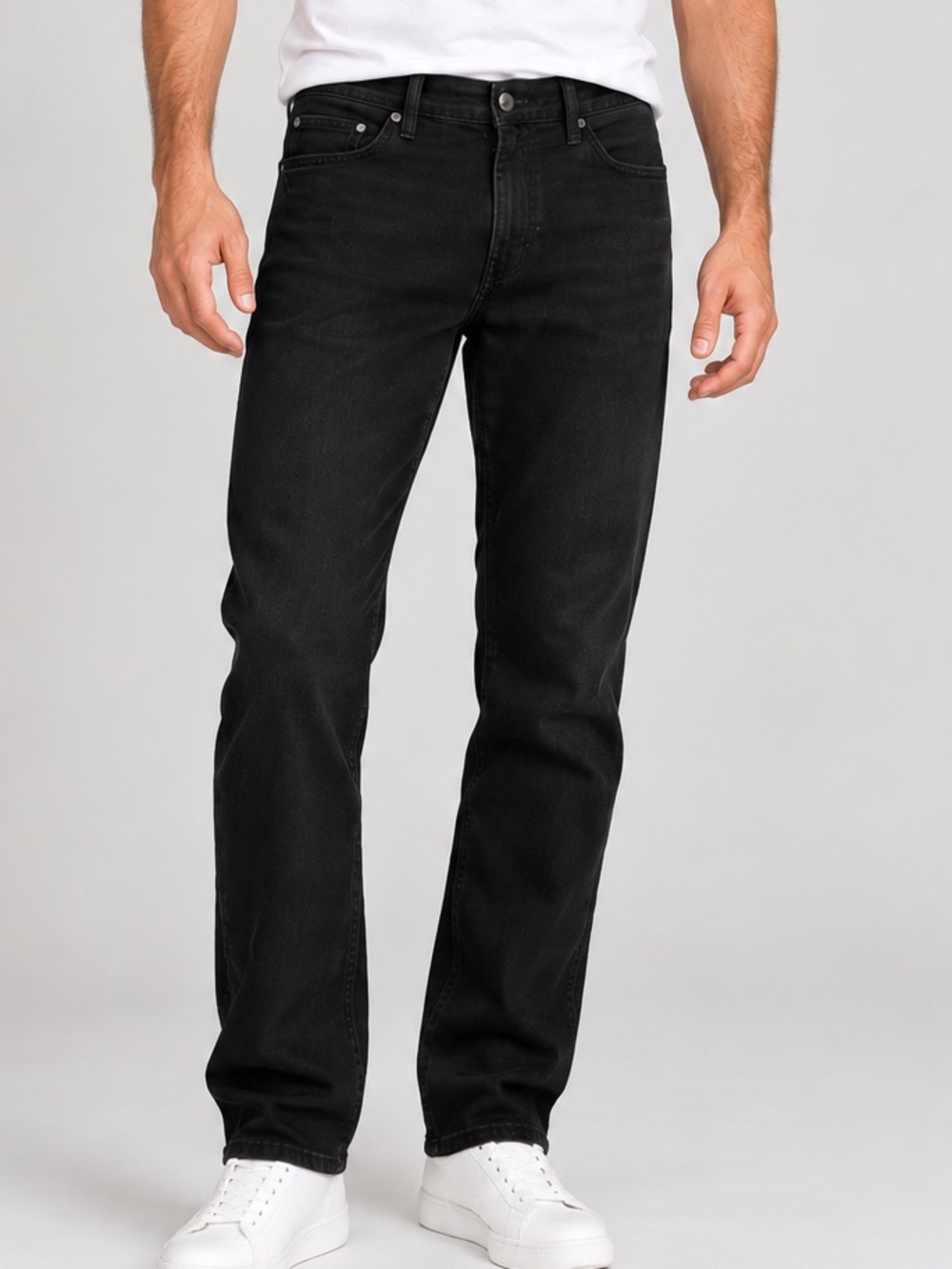 7 For All Mankind Men’s Black Jeans 34x31 Straight Leg 7FAM